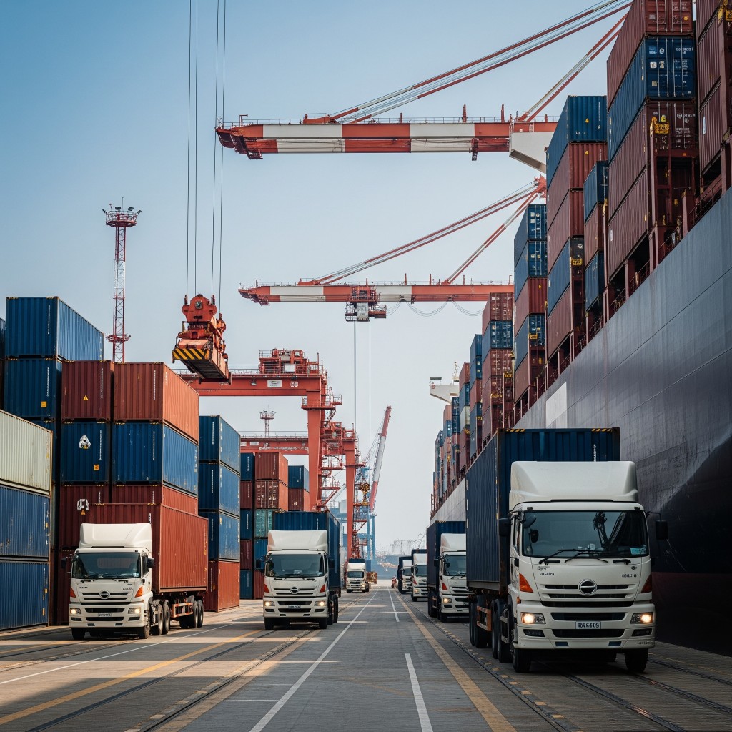 Port Cranes and Container Operations